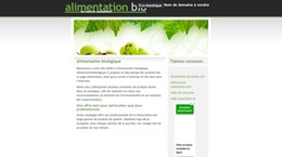 alimentation bio