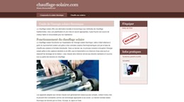 tout sur le chauffage solaire
