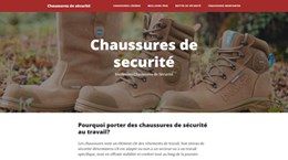 chaussures de securite