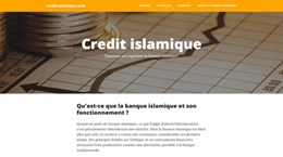 tout sur le crédit islamique