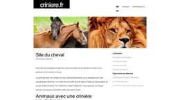 la criniere du cheval