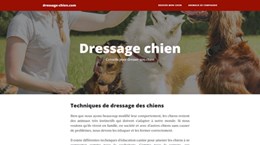 dresser son chien