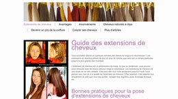 l'extension de cheveux