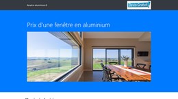 la fenetre en aluminium