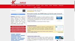 Kouik.ch, guide du web suisse