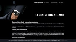 Boutique en ligne de montre homme de luxe