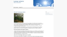 la lampe solaire