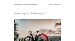 Prix vélo électrique