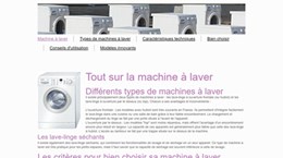 infos sur la machine à laver