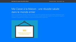 la classe a la maison