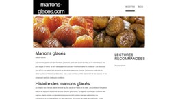 les marrons glacés