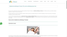 Chirurgie esthetique Tunisie