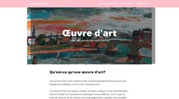 oeuvre d'art