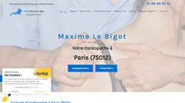 Cabinet d'ostéopathie Maxime Le Bigot, ostéopathe Paris 12