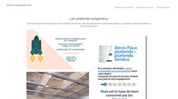 plafond suspendu