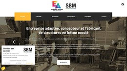 SBM - éléments décoratifs et parement en béton moulé à Colombelles
