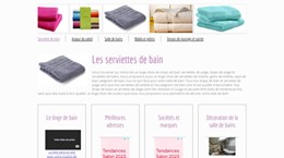 serviette de bain