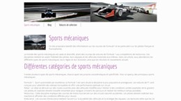 les sports mecaniques