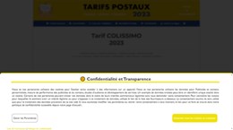 Tarif Colissimo